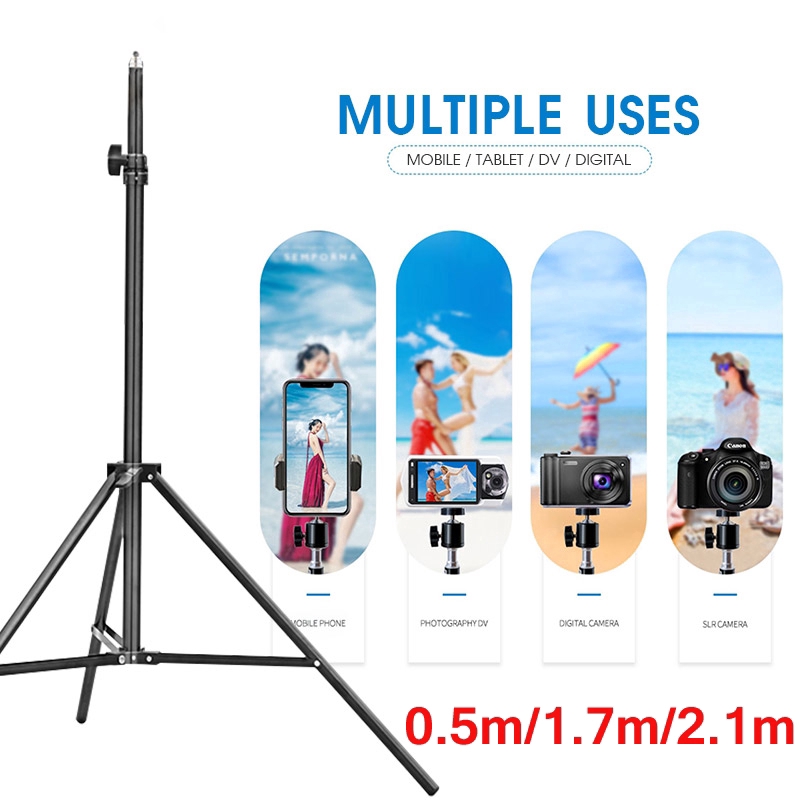 Giá đỡ 3 chân chống rung cho máy chụp hình/điện thoại chất liệu kim loại chất lượng cao đa năng | BigBuy360 - bigbuy360.vn
