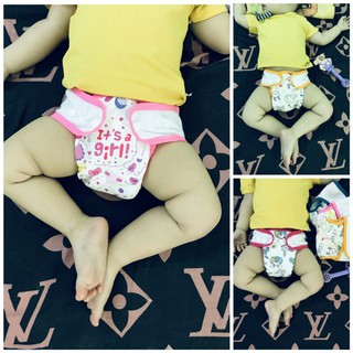 BỘ BỈM VẢI, TÃ VẢI CHỐNG HĂM CHO BÉ SƠ SINH - 3 TUỔI SIZE S,M
