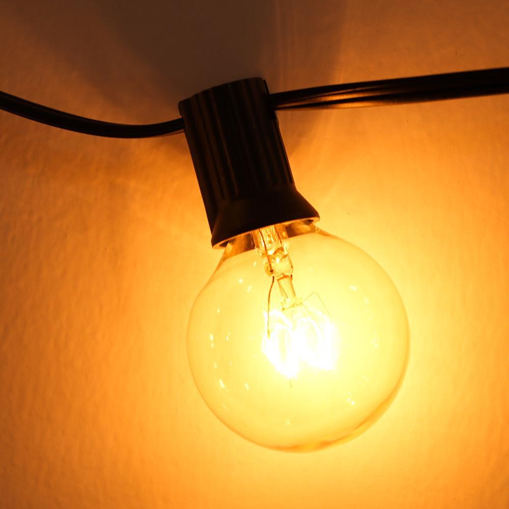 LAKAMIER Dây Đèn Led G40 Dài 25FT Trang Trí Sân Vườn