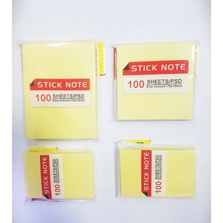 Giấy nhắn / sticky note / giấy ghi nhớ uy 33 / 3*4