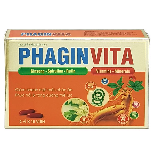 Phaginvita - Giảm nhanh mệt mỏi, chán ăn, phục hồi &amp; tăng cường thể lực