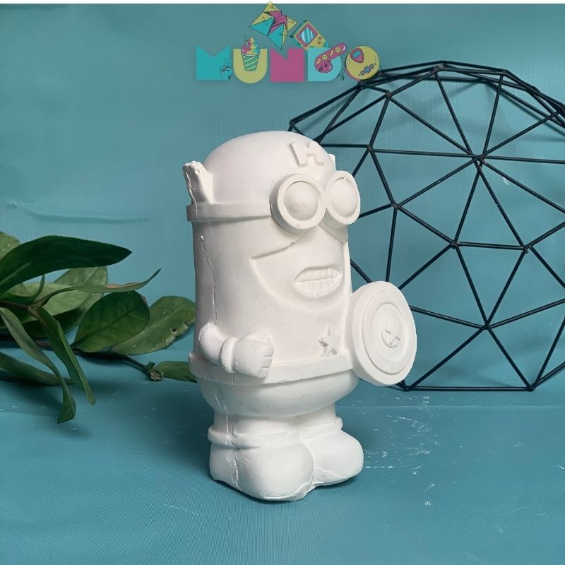 Tượng tô màu Size XL 011 MINION, tượng thạch cao MUNDO