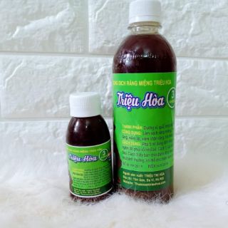 Dung dịch răng miệng Triệu Hoà ( hỗ trợ điều trị sâu răng, viêm lợi, hôi miệng, chảy máu chân răng )