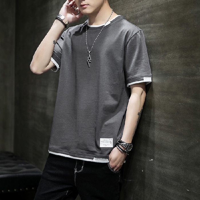 Áo cộc tay nam, áo thun nam tay ngắn cổ tròn Unisex chất thun cotton 4 chiều mềm mại