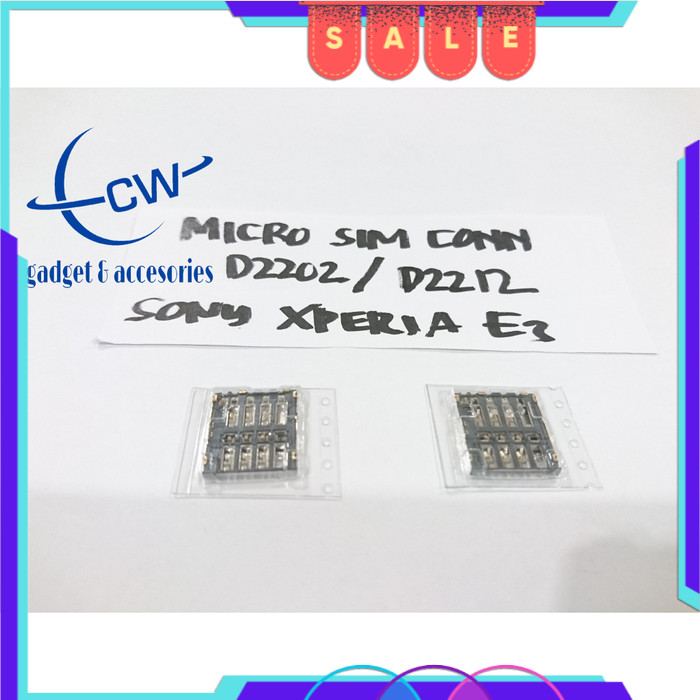 Đầu Nối Sim Micro D2202 D2212 Sony Xperia E3