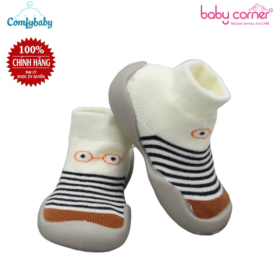 Giày Tất Tập Đi Comfybaby Đế Cao Su Chống Trượt Cho Bé