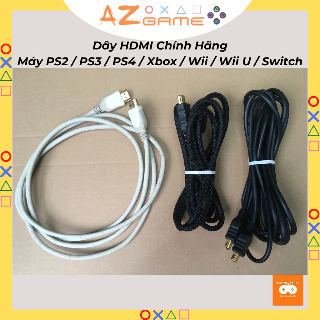 Dây HDMI Chính Hãng Dùng Trên Máy Chơi Game PS2 PS3 PS4 Wii Wii U