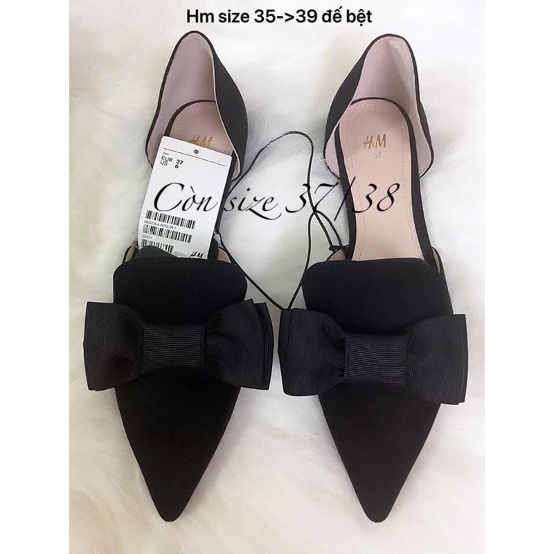 Giày đế bệt Hm chính hãng còn size 39.