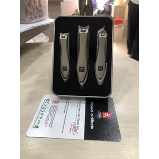 Bộ bấm móng tay set 3 món bấm móng tay, móng chân, bấm da hiệu zwilling Đức chính hãng