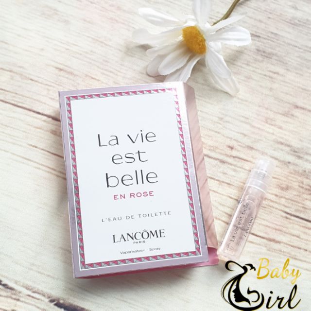 [SIÊU PHẨM] Nước hoa sample chính hãng nữ Lancome Lavie Est Belle 2ml | Thế Giới Skin Care