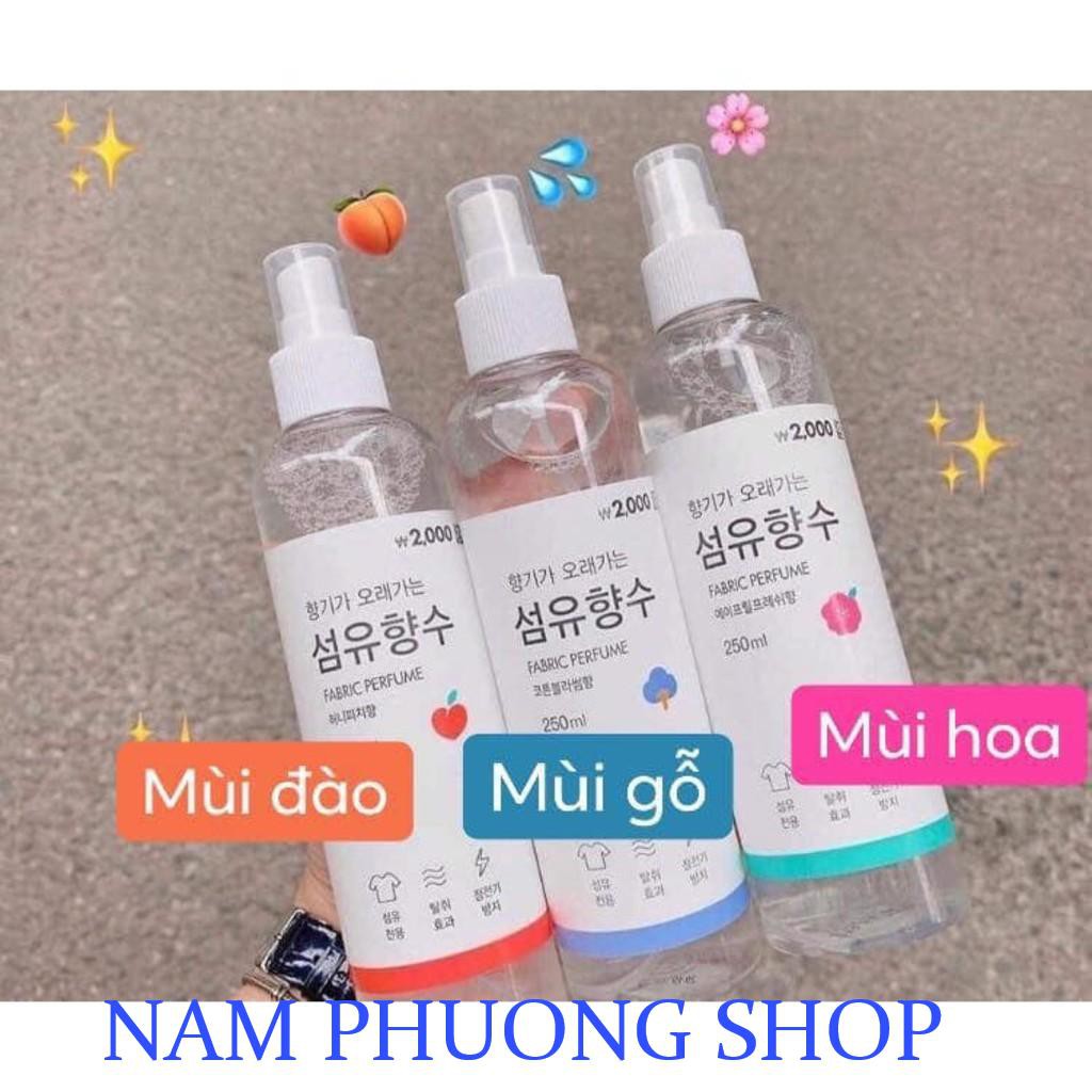 Xịt thơm quần áo Fabric Perfume Hàn Quốc