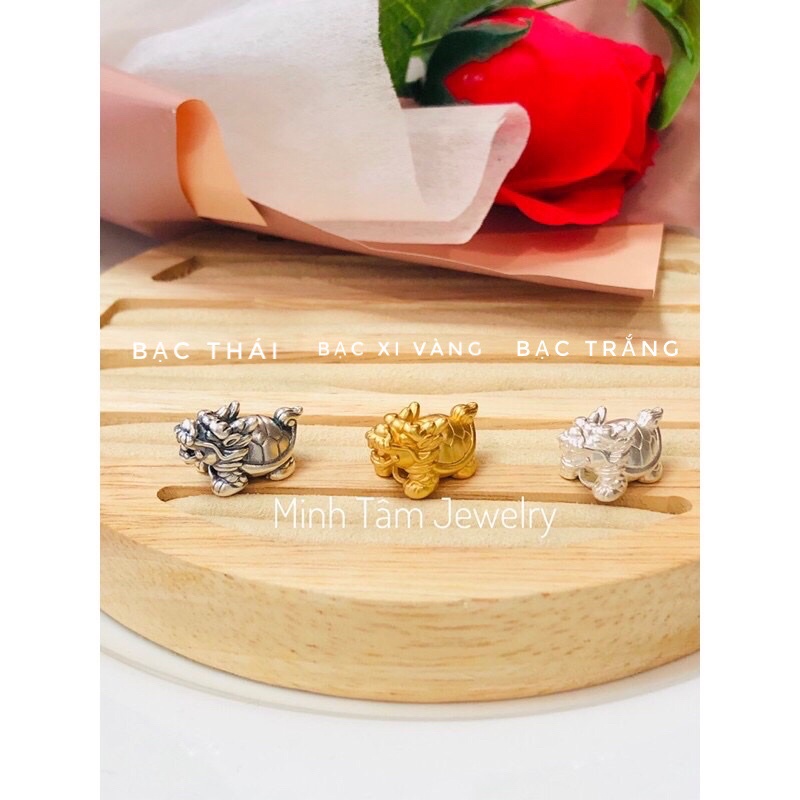 Charm long quy bạc & bạc Thái-Minh Tâm Jewelry
