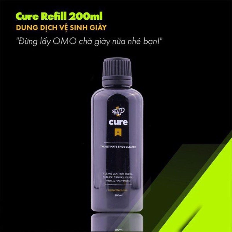 DUNG DỊCH VỆ SINH GIÀY CREP PROTECT CURE REFILL 200ml