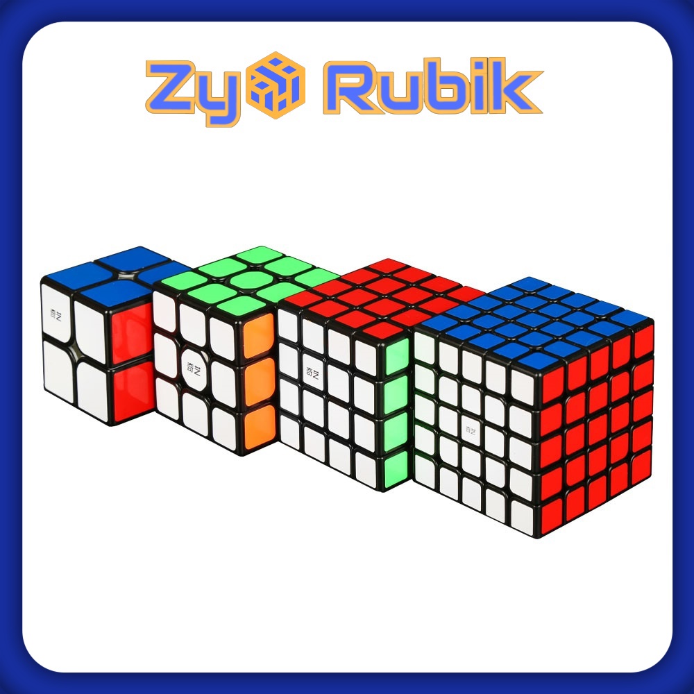 Rubik 3x3 2x2 4x4 5x5 Biến Thể Qiyi - Bộ Sưu Tập QiYi Collection Viền đen, Stickerless - Zyo Rubik