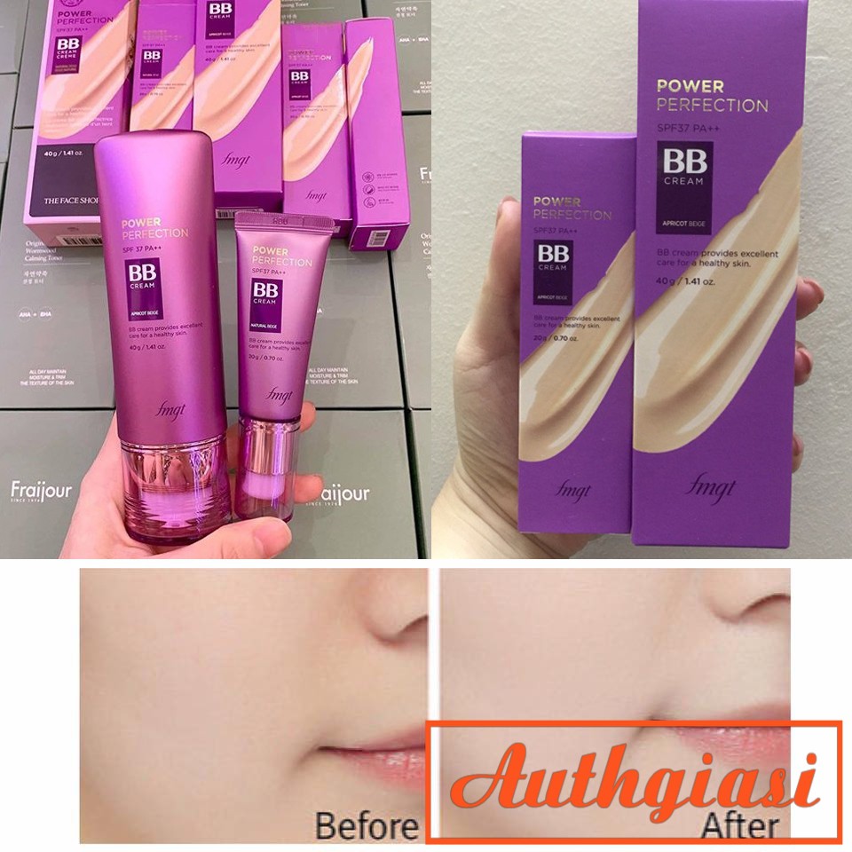 Kem nền đa năng The Face Shop BB Cream Face it Power Perfection BB tím