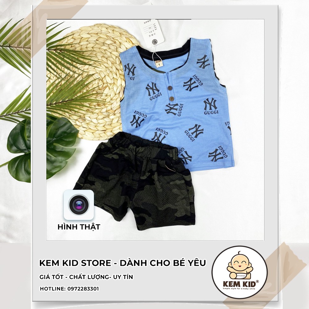 Bộ quần áo cho bé, hàng Quảng Châu siêu mát, mềm mịn thấm hút mồ hôi cho bé yêu