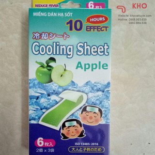 Miếng dán hạ sốt_Cooling Sheet Apple