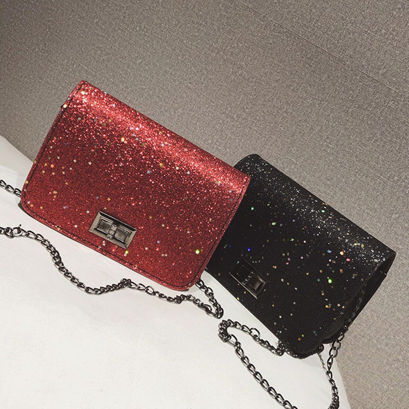Túi đeo chéo lấp lánh thời trang cho nữ