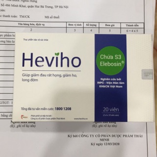 HEVIHO ( viên) -thực phẩm bảo vệ sức khỏe ( hàng chính hãng)