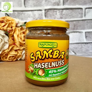 Bơ hạt phỉ hữu cơ Samba Rapunzel - lọ 250g