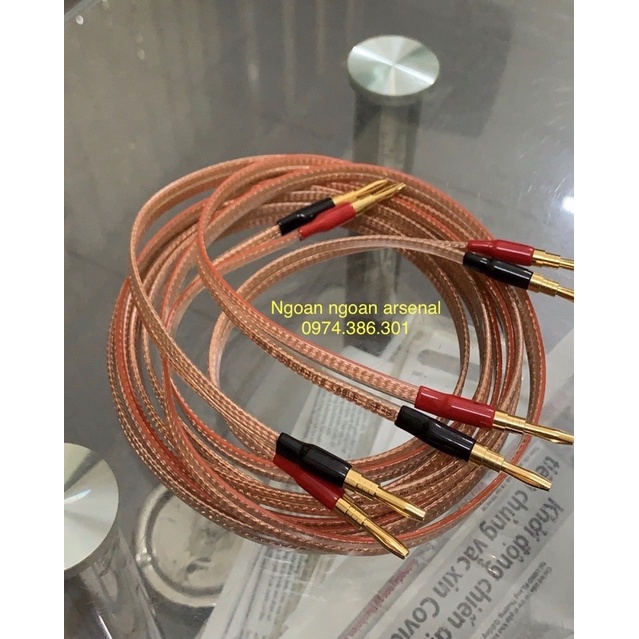 Cặp Dây loa bắp chuối càng cua hàng cao cấp HI-END nhập khẩu