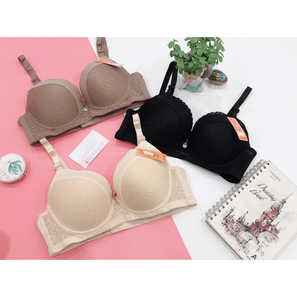 Áo Ngực Thái Lan Big Size Có Gọng Nâng Ngực, Không Đệm Quả To BeeNa 6046