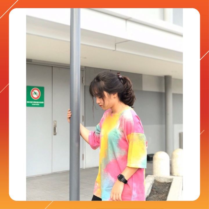 Áo thun loang UNISEX Áo phông loang form rộng tay lỡ chất thun cotton thoáng mát oversize | BigBuy360 - bigbuy360.vn