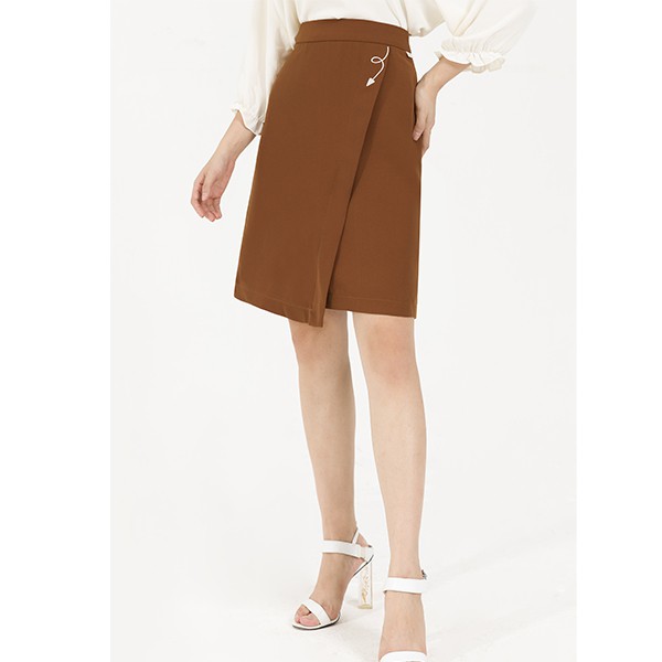 Chân váy A thêu vạt VIEN TRAN V62R20Q002 (Nhiều màu) | BigBuy360 - bigbuy360.vn