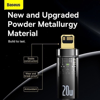 Cáp tự ngắt C to Lightning 20W Baseus Explorer Series