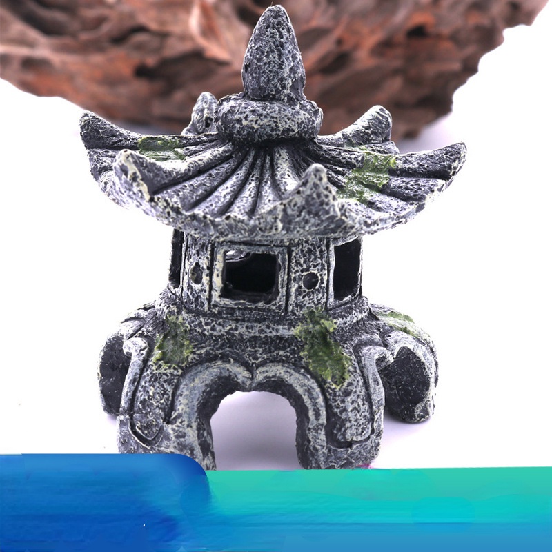 Đèn Trang Trí Bể Cá Bằng Nhựa resin Phong Cách Trung Hoa Mới