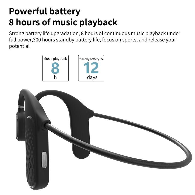 MD04 Tai Nghe Bluetooth Dẫn Truyền Xương 5.0 Tai Nghe Không Dây Gắn Vào Tai Thể Thao Không Thấm Nước Gắn đầu