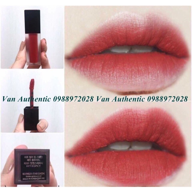 Son kem lì Apieu Color Lip Stain Matte Fluid