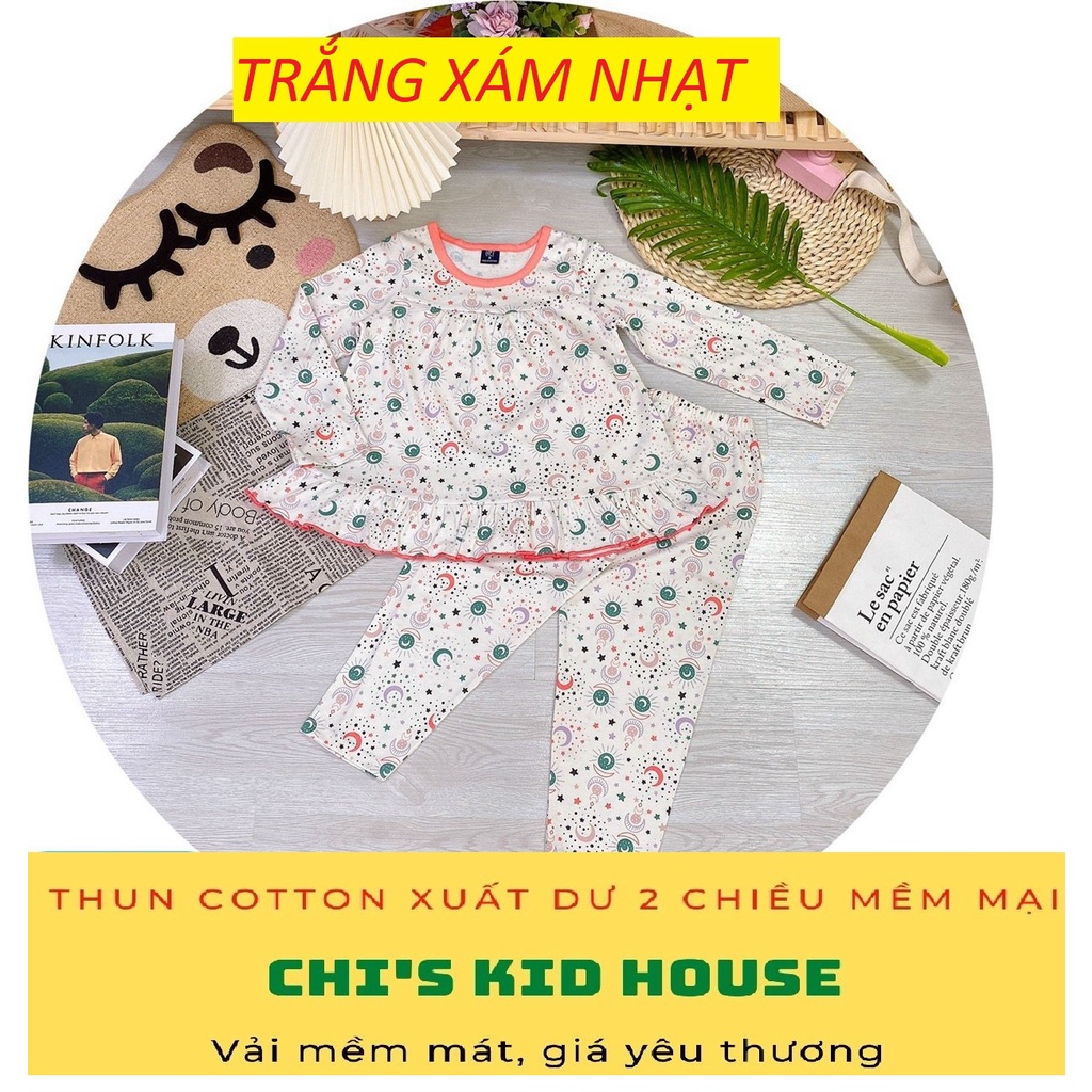 ĐỒ BỘ THUN COTTON 2 CHIỀU XUẤT DƯ MỀM MÁT CHO BÉ LỚN 20-40KG