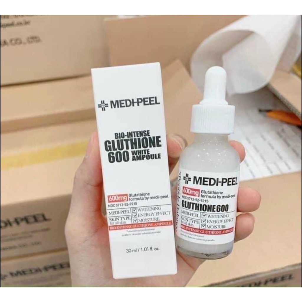 Serum Trắng Da Medi Peel Glutathione 600 White Ampoule Serum 30ml