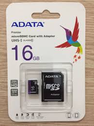 Thẻ nhớ MicroSD ADATA  64GB/32GB/16GB Class 10 + Adapter Fullbox Chính Hãng 2 Năm