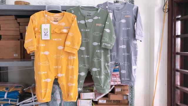 Bộ body nỉ cá uala rogo