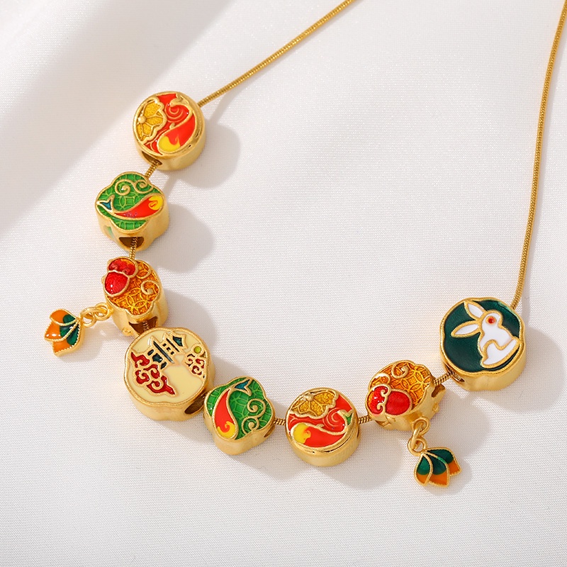 Bộ Hạt Ngọc Bích/Cá Koi/ Thỏ/ Cá Koi Làm Vòng Tay/Dây Chuyền Thủ Công diy