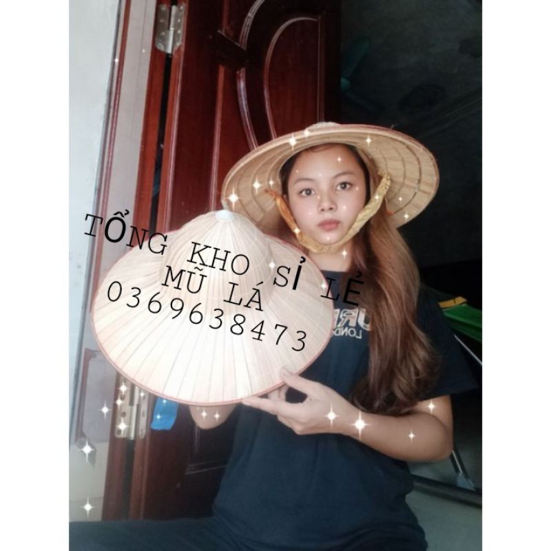 NÓN LÁ VÀNH RỘNG tặng kèm quái nón