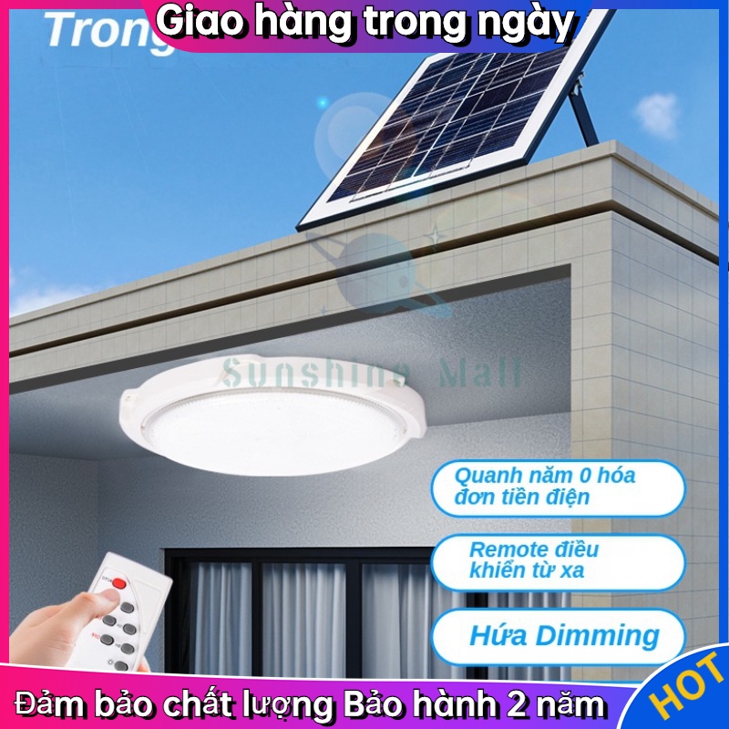 Đèn đèn trần phòng khách 60W đèn năng lượng mặt trời Hạt đèn siêu sáng mới