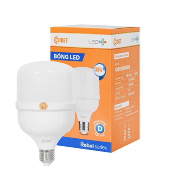 Bóng COMET LED BULB REBEL 30W/40W/50W (CB03R0306/CB03R0406/CB03R0506)