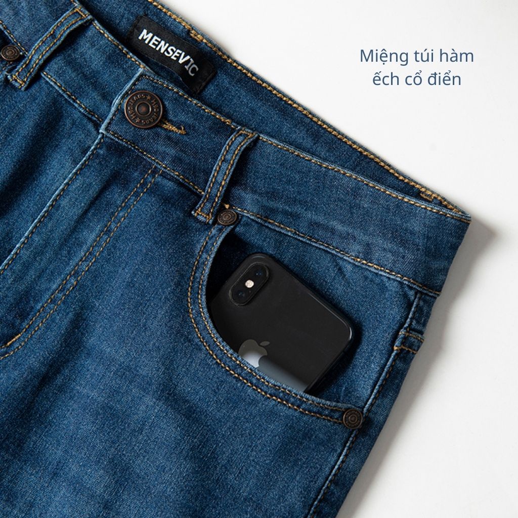 Quần Jean Nam H90 Slimfit Dáng Ôm Chất Bò Giấy Cao Cấp Co Giãn Cực Thoải Mái Không Xù Lông Không Bai Gião TRJ003