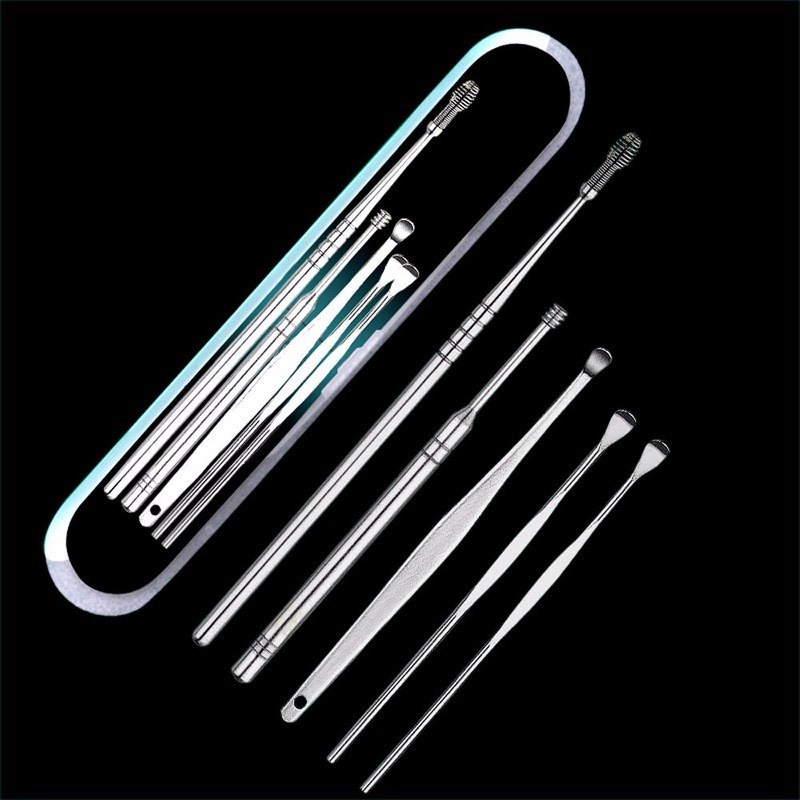 Bộ 5 Dụng Cụ Lấy Ráy Tai iNox