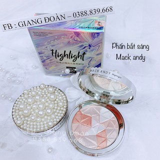 Phấn Bắt Sáng Mack Andy sẵn 2 tone màu