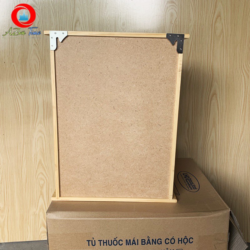 Tủ Thuốc Gia Đình, Tủ Thuốc Mái Bằng Có Hộc  [FreeShip - GỖ THÔNG XUẤT KHẨU]Sản Phẩm Bền Chắc, Chất Liệu Gỗ Tự Nhiên