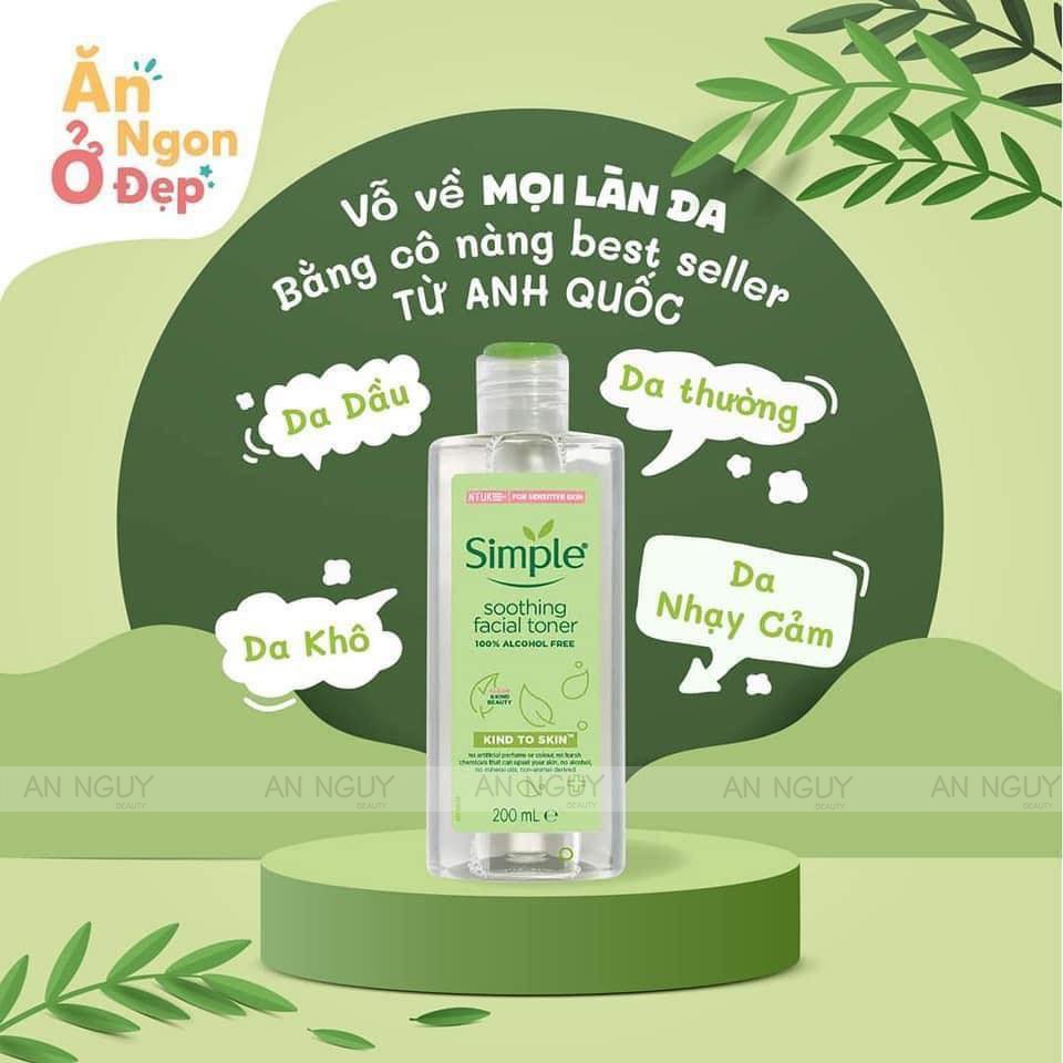 Nước hoa hồng Simple Kind To Skin
