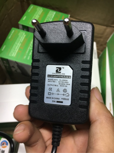 Adapter 5V-2A chuẩn.nguồn chuyên cho camera wifi,Tivi box