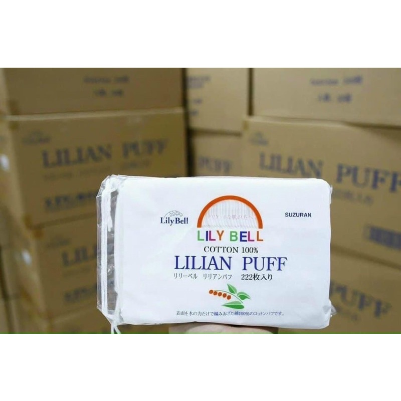Bông tẩy trang Lily Bell Lilian Puff 222 miếng