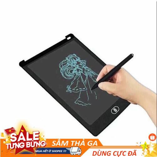 Bảng viết vẽ thông minh LCD tự xóa chỉ bằng một nút bấm size 8,5 inch (kèm video) -Chất- ( Sale - Sốc )