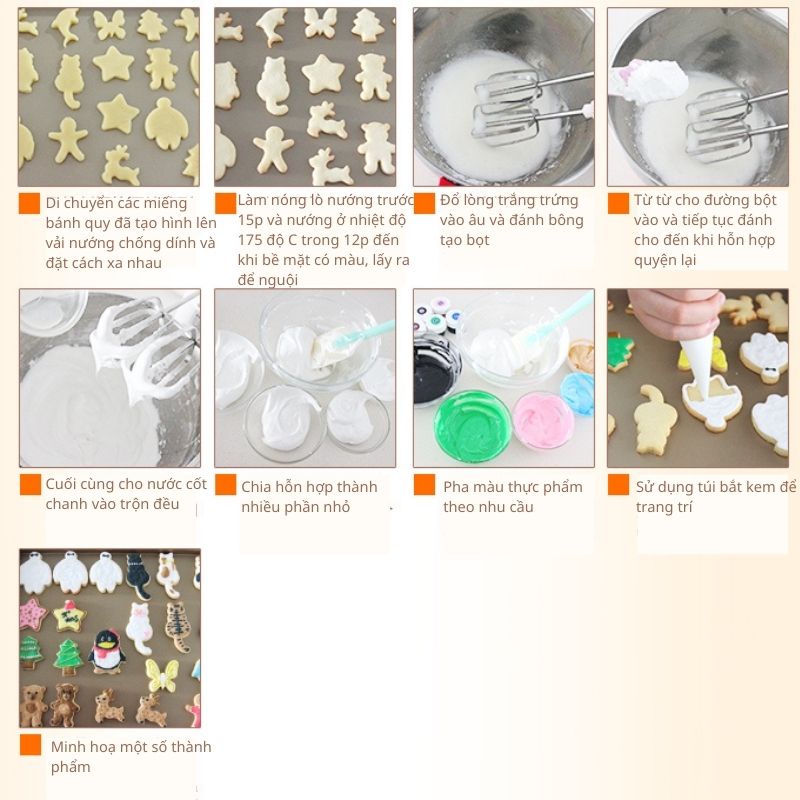 Khuôn cutter, khuôn nhấn bánh quy, bánh cookies tạo hình ngộ nghĩnh