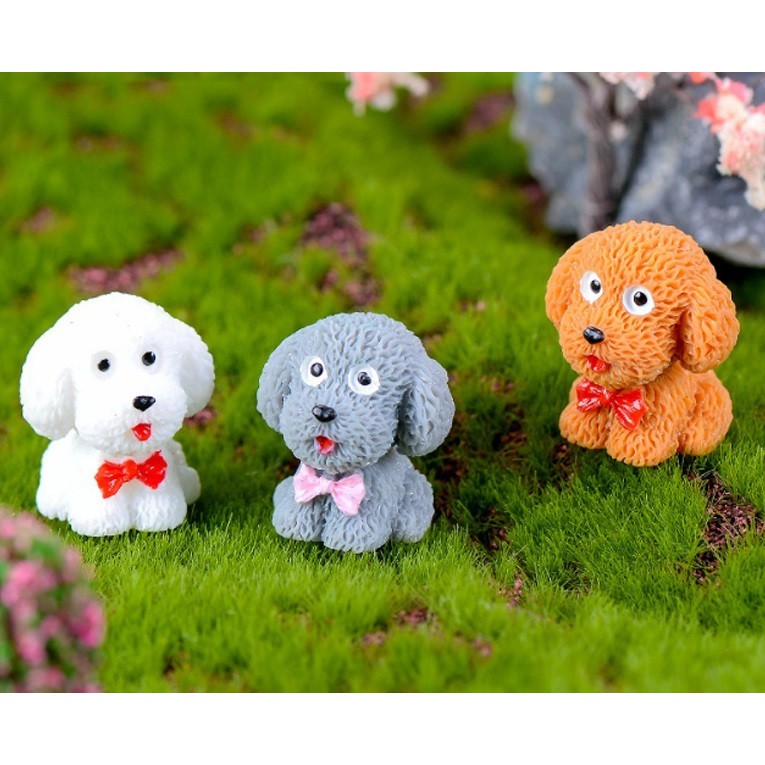 Tiểu cảnh chó poodle
